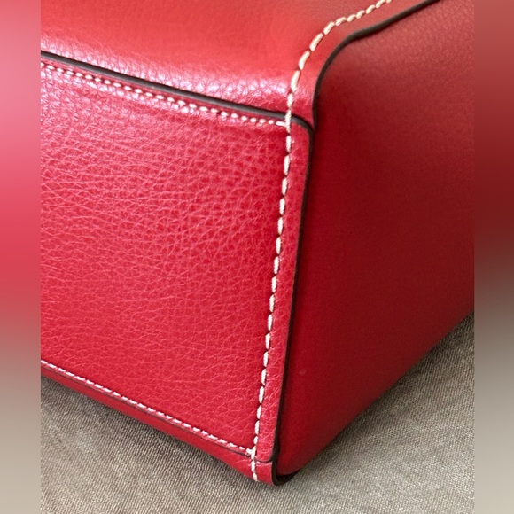 COACH Derby Pebble Leather Tote Bag - Picture 11 of 14